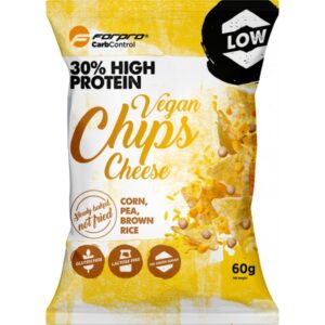 Proteinové veganské chipsy ForPro® - 60 g, sýr (dop. spotř. 13. 01. 2026)