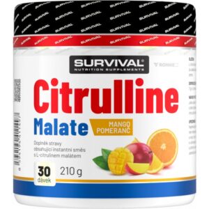 Citrulline Malate - 210 g, mango-pomeranč
