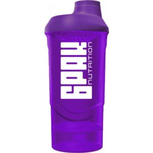 Šejkr 6Pak se zásobníkem - 500 ml (fialový)